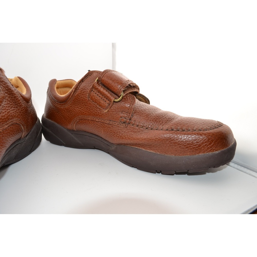 Dr. Comfort SCOTT Mens Brown Leather Hook and Loop Comfort‎ Shoes Size 10W - Picture 10 of 10